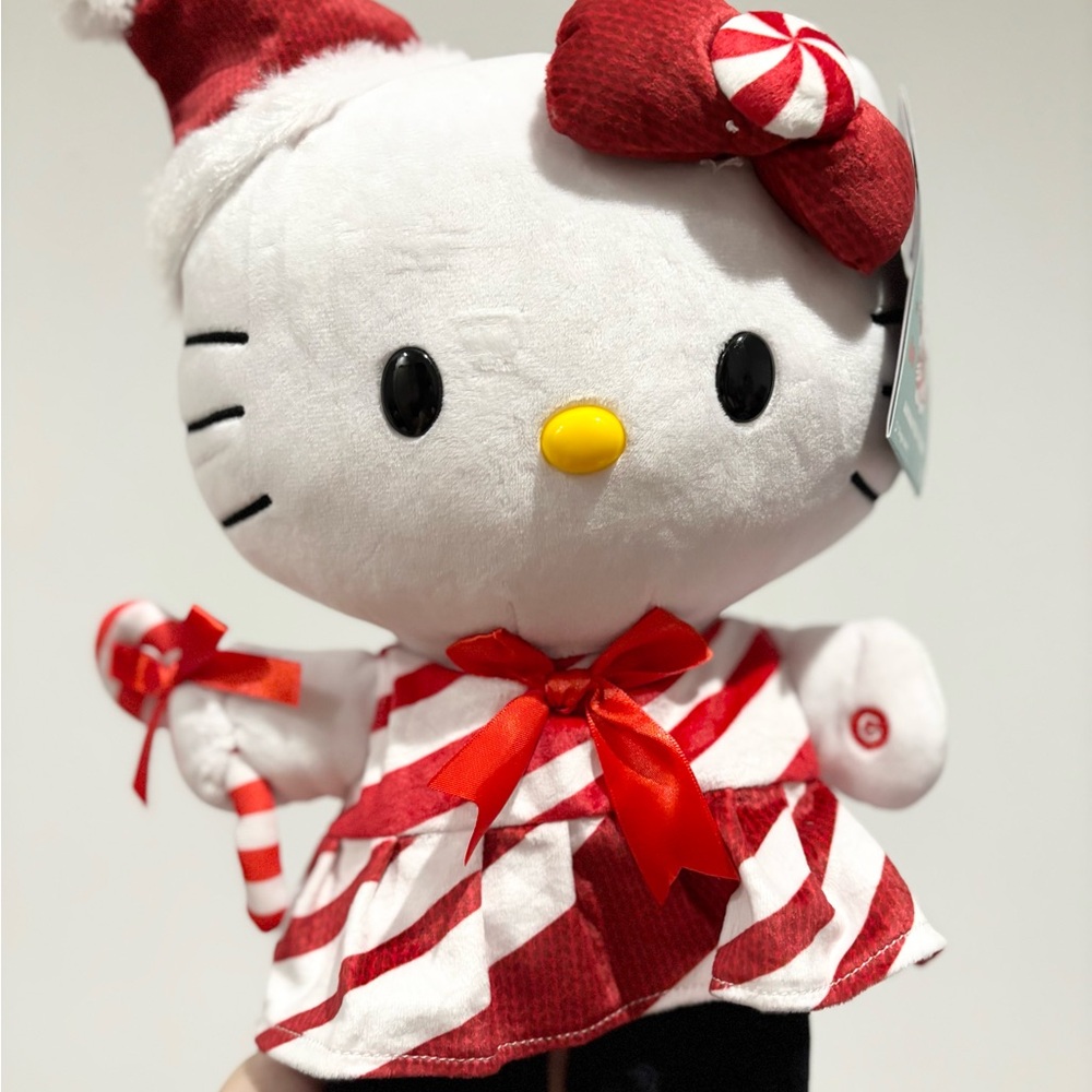 Hello Kitty Festive Red and White Plush Stepper